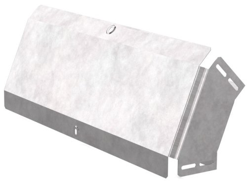 Угол для лотка вертикальный внешний с крышкой Промрукав Стандарт 45град. 600х100 фото Угол для лотка вертикальный внешний с крышкой Промрукав Стандарт 45град. 600х100 картинка